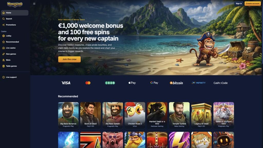 ervaringen met winner island no cruks casino aanbieder